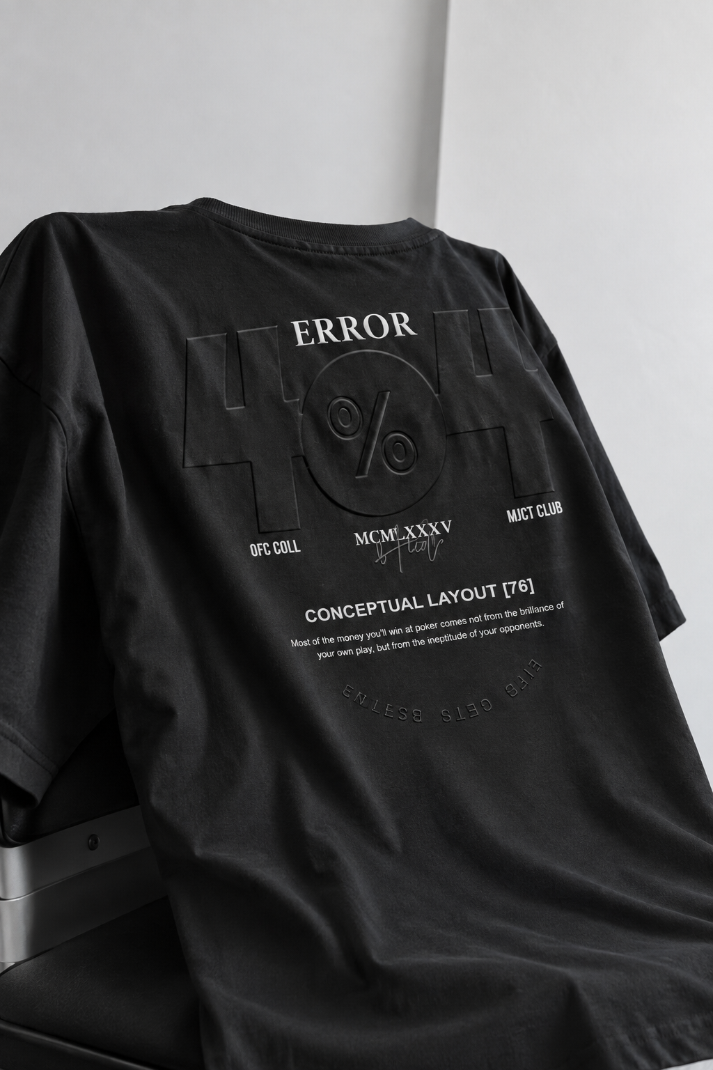 T - SHIRT ERROR 404 BLACK