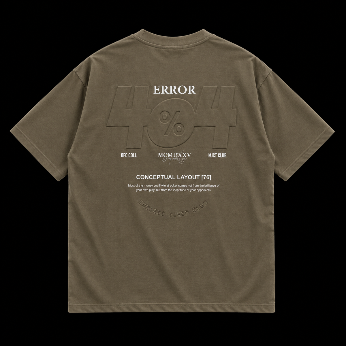 T - SHIRT ERROR 404 VERDE