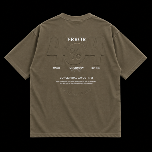 T - SHIRT ERROR 404 VERDE