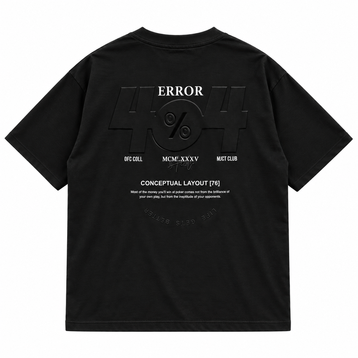 T - SHIRT ERROR 404 BLACK