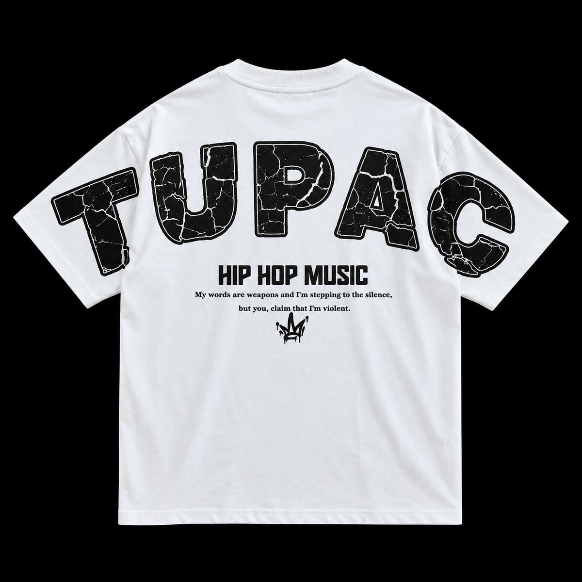 T - SHIRT TUPAC WHITE