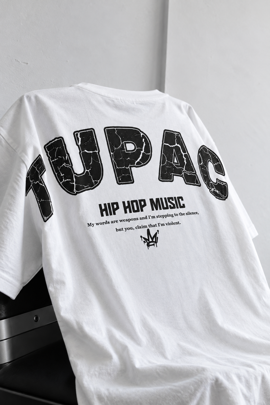 T - SHIRT TUPAC WHITE