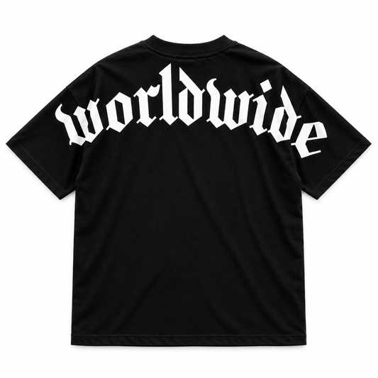 T - SHIRT WORLDWIDE BLACK