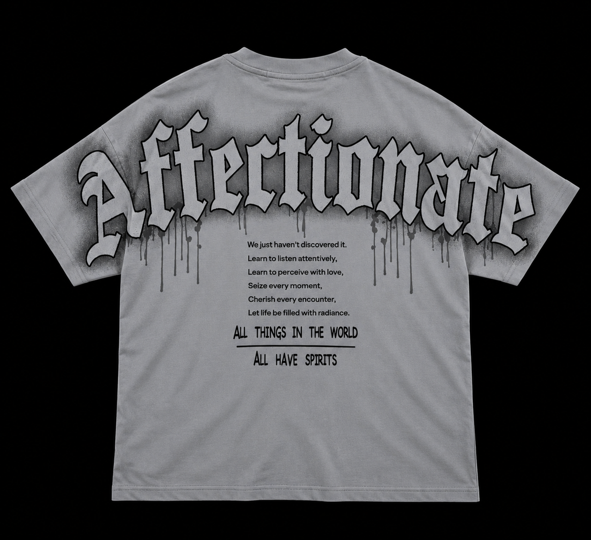 T - SHIRT AFFECTIONATE GREY