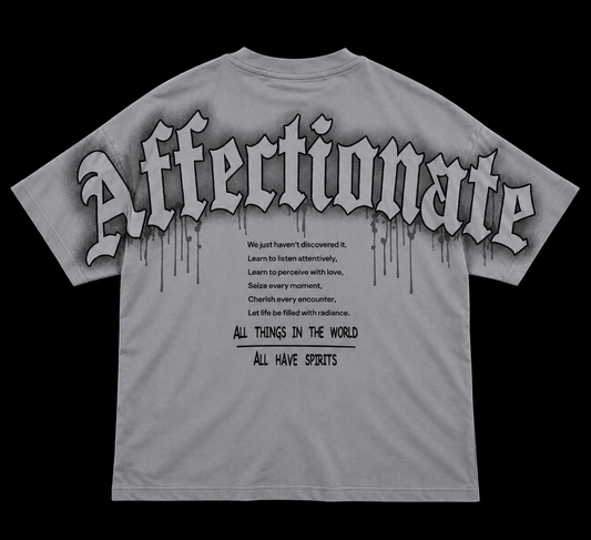 T - SHIRT AFFECTIONATE GREY