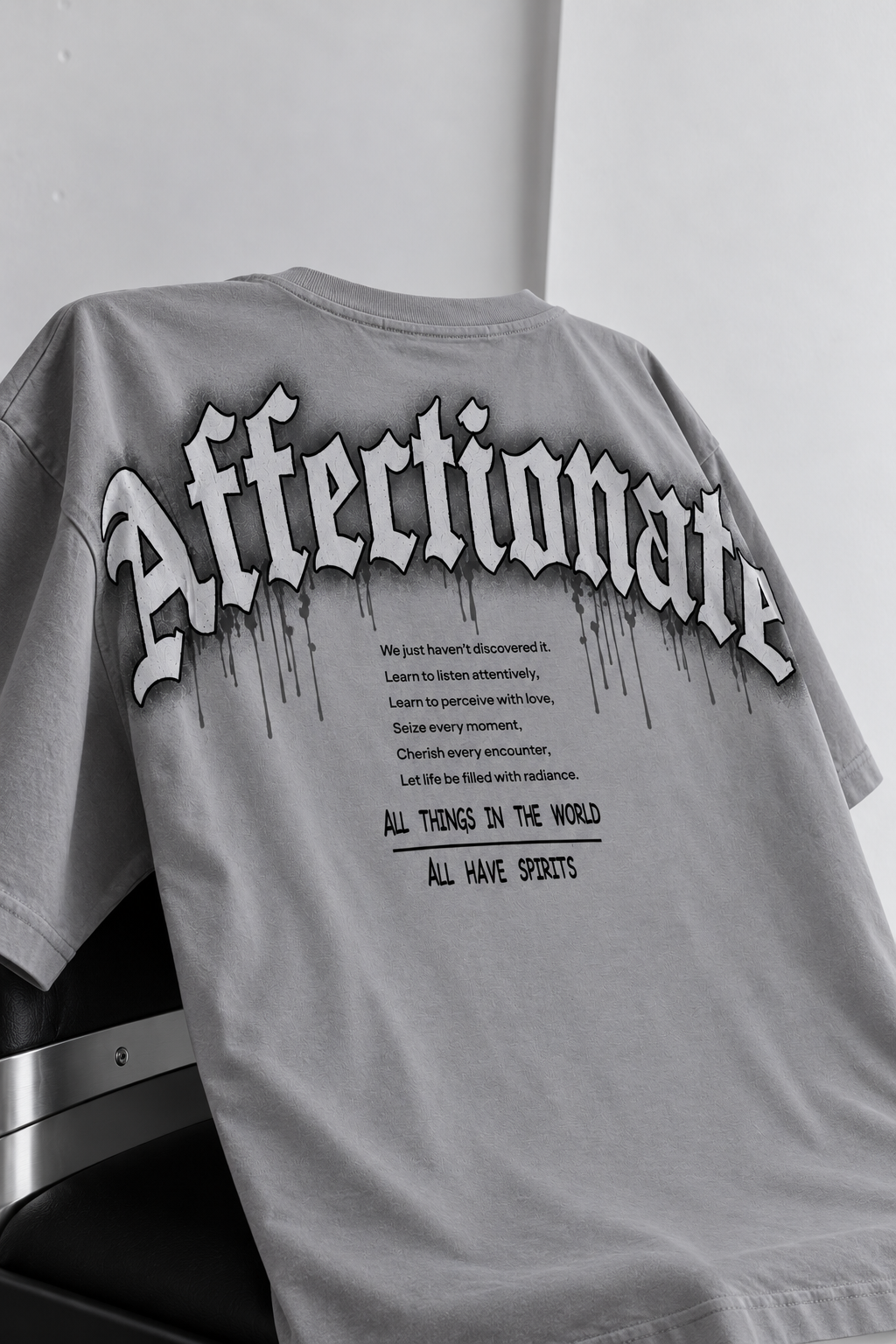 T - SHIRT AFFECTIONATE GREY